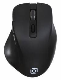 Мышь Оклик 537MW черный оптическая (1600dpi) беспроводная USB для ноутбука (6but)