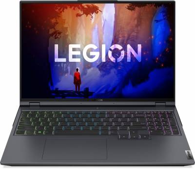 Ноутбук Lenovo Legion 5 Pro 16ARH7H Ryzen 5 6600H 16Gb SSD1Tb NVIDIA GeForce RTX 3060 6Gb 16" IPS WQXGA (2560x1600) noOS grey WiFi BT Cam (82RG000RRK)